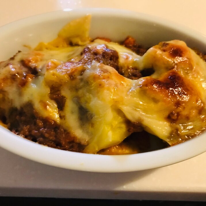 リメイク!余ったカレーでポテトのカレー焼き